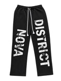 Nova District Black Sweats