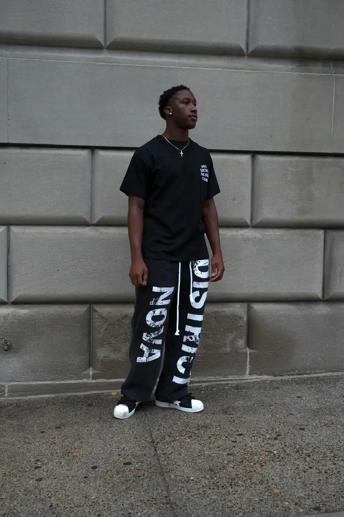 Nova District Black Sweats